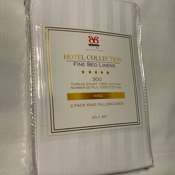 300 Thread Count King-Size Pillow gray pillow cases. - Picture 1 of 5
